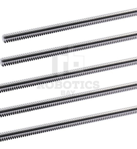 Tornillo Thsl T8 2x2 300mm 30cm Acme Cnc Varilla Roscada