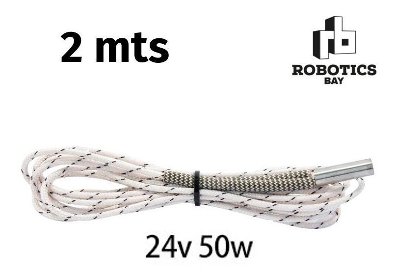 Cartucho Resistencia 50w 350ºc De 12v Ó 24v Impresora 3d