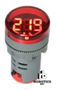 Voltímetro Testigo Ojo De Buey 22m 60v-500v Ac Colores