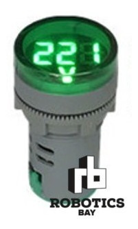 Voltímetro Testigo Ojo De Buey 22m 60v-500v Ac Colores