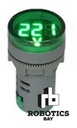 Voltímetro Testigo Ojo De Buey 22m 60v-500v Ac Colores