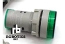 Voltímetro Testigo Ojo De Buey 22m 60v-500v Ac Colores