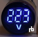 Voltímetro Testigo Ojo De Buey 22m 60v-500v Ac Colores