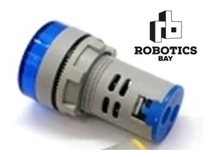 Voltímetro Testigo Ojo De Buey 22m 60v-500v Ac Colores