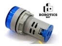 Voltímetro Testigo Ojo De Buey 22m 60v-500v Ac Colores