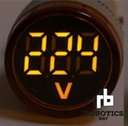 Voltímetro Testigo Ojo De Buey 22m 60v-500v Ac Colores