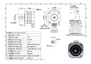 Motor Pap Nema 17 De 0.28 Nmt Con 3v Y 1.5a 34mm De Alto