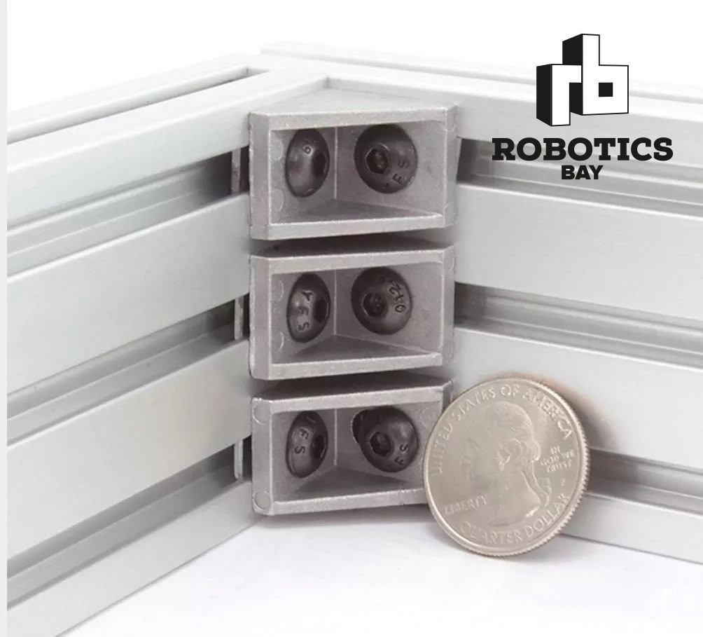 Escuadra Aluminio Interna Para Perfil 2020 Bosch Cnc