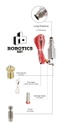 Hotend Cabezal Simil E3d V6 Ptfe Mk8 1.75mm Impresora 3d