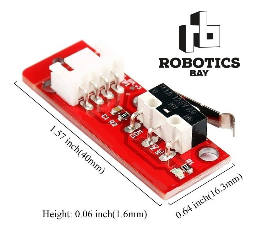 Fin De Recorrido Endstop Switch Mecanico Impresora 3d Cnc