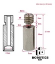 Garganta Barrel Chimera Mk8 Alta Temp. 1,75mm 3,0mm Ac.inox.