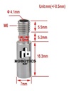 Garganta Barrel Chimera Mk8 Alta Temp. 1,75mm 3,0mm Ac.inox.
