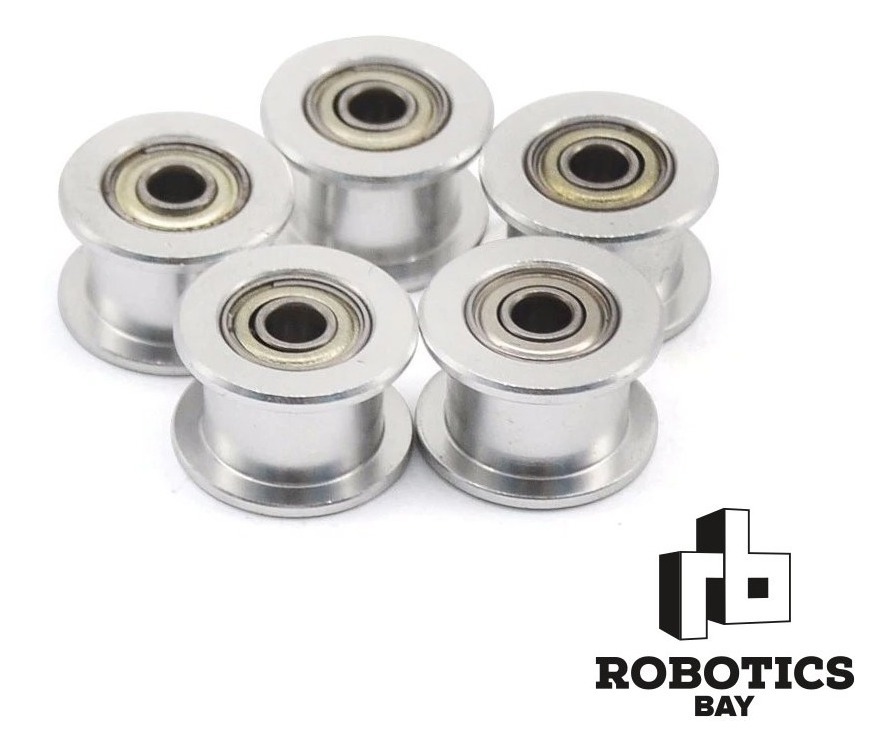Polea Id:3mm Od:18mm Aluminio P/correa Gt2 6mm Impresora 3d
