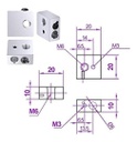 Bloque Calefactor De Aluminio Para Impresora 3d Hotend E3d