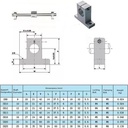 2x Sk8 Soporte Barra Rodamiento Lineal 8mm Cnc Impresora3d