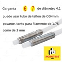 Garganta Barrel Hotend Mk8 Impresora 3d