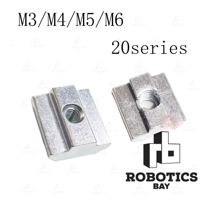 10x Tuerca M5 Perfil 2020 Reforz. Tslot Vslot Bosch Impre 3d