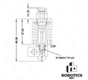 Cabezal Hotend 1.75 0,4 Cr10 Pro Ender 3 Impresora 3d Prusa