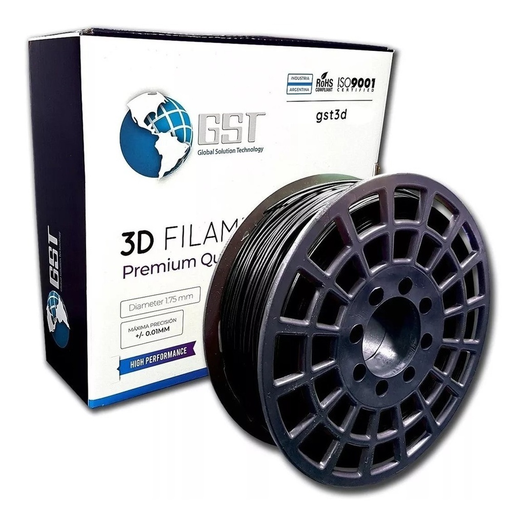 Filamento Impresora 3d Pla Gst3d 1,75mm 320mt X1 Kg Gst