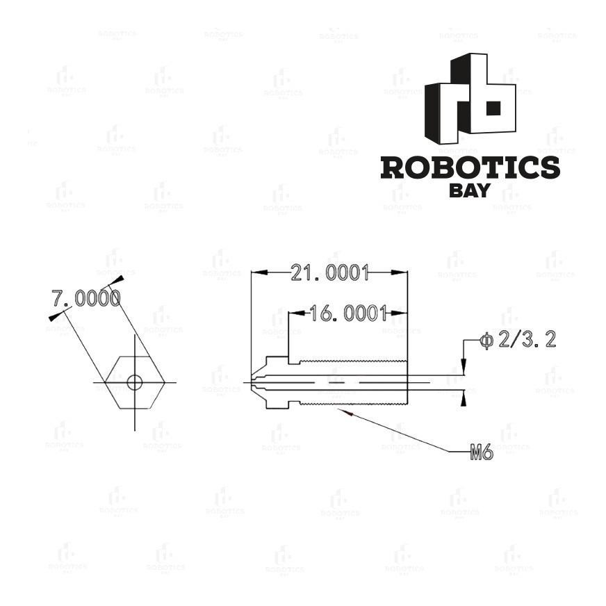 Pico Nozzle Volcano Artillery 1,75 Mm Bronce Impresora 3d