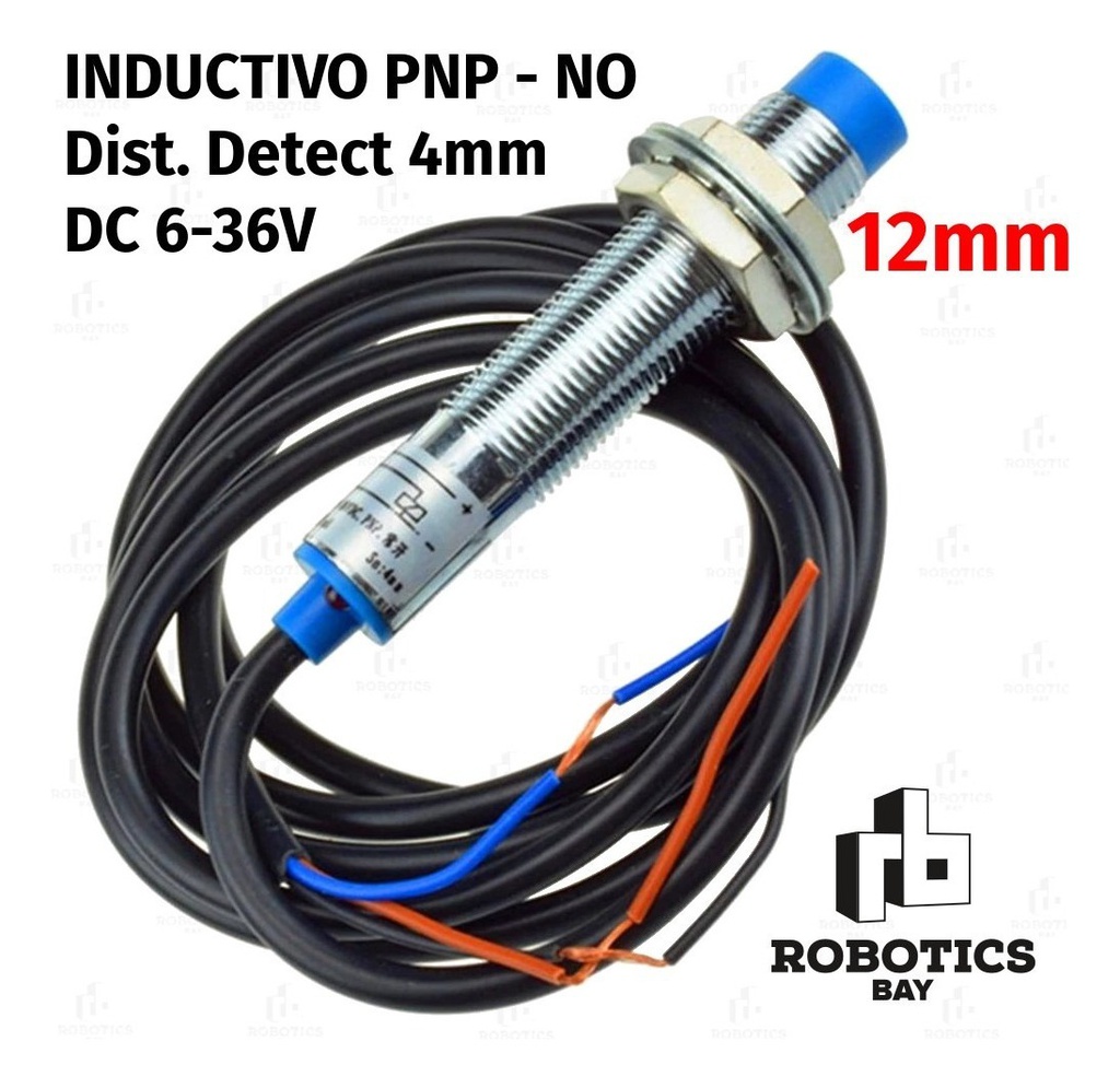 Sensor Proximidad Inductivo Pnp 6-36v Lj12a3-4-by Cnc Imp3d