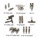 Garganta Barrel M6-m6 50 Mm Inoxidable Var 4.1 Hotend Mk8 3d