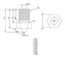 Pico Nozzle Hotend .2 .25 .3 .4 .5 .6 .8 1 Mm Extrusor Imp3d