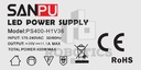 Fuente Switching 36v 11.1a Con Cooler 400w Metálica Cnc