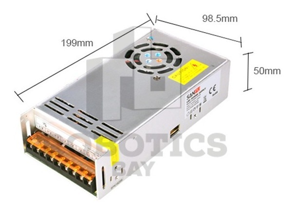 Fuente Switching 36v 11.1a Con Cooler 400w Metálica Cnc