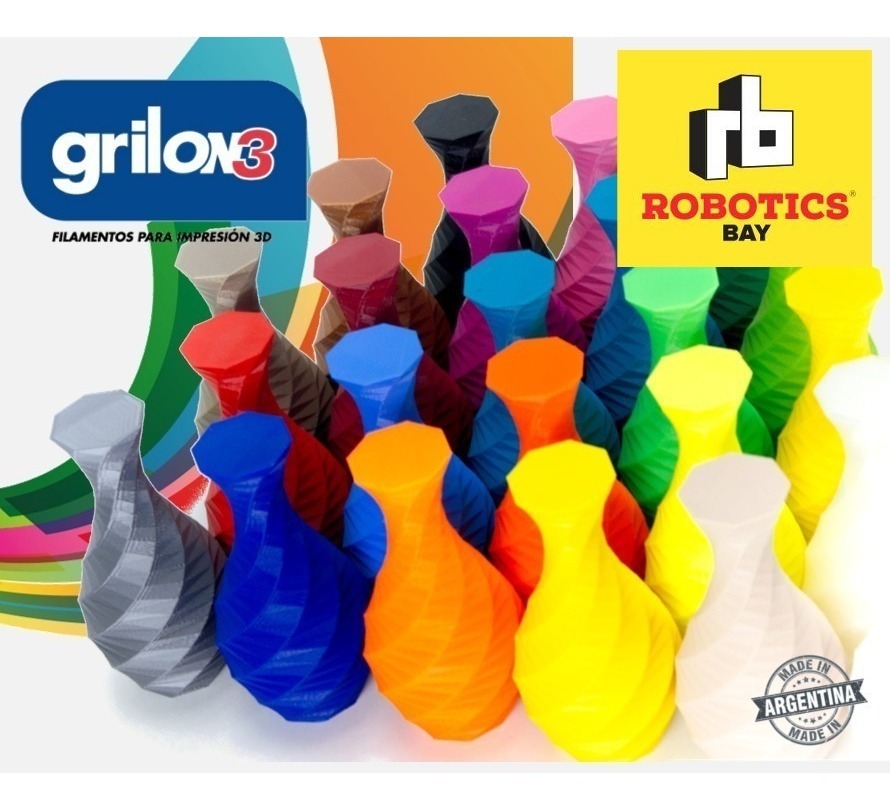 Filamento Pla 1.75mm 1 Kg Impresora 3d Colores Grilon3