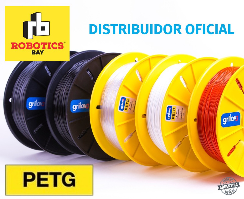 Filamento Petg 1.75mm 1 Kg Impresora 3d Colores Grilon3