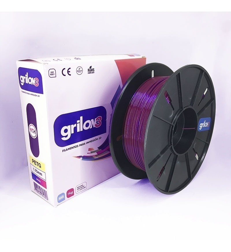 Filamento Petg 1.75mm 1 Kg Impresora 3d Colores Grilon3