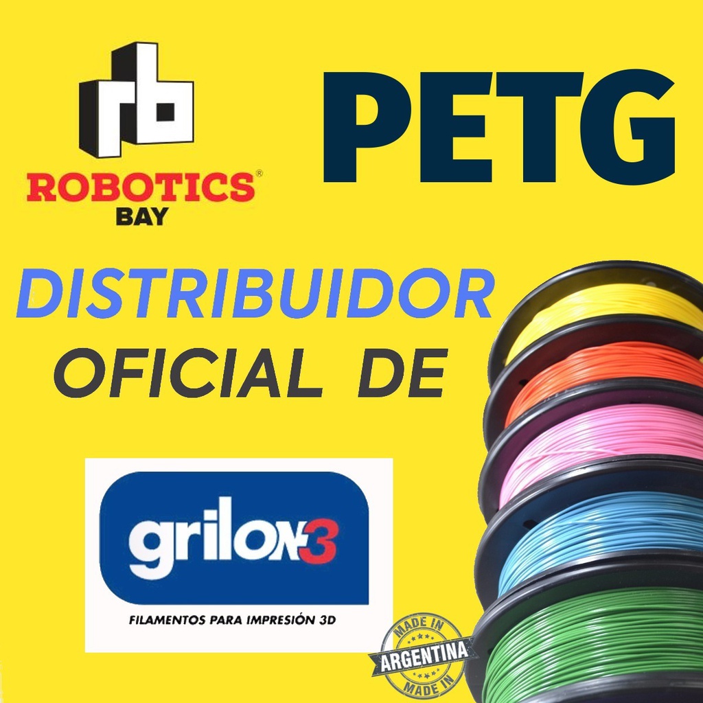 Filamento Petg 1.75mm 1 Kg Impresora 3d Colores Grilon3