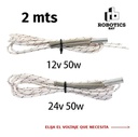 Cartucho Resistencia 50w 350ºc De 12v ó 24v 2mt