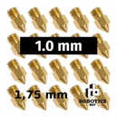 Pico Mk7 Mk8 De 1,0mm para Filamento 1,75mm