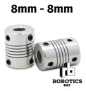 Acople Flexible 8x8 Aluminio 8mm-8mm Nema Impresora 3d