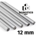 Barra Rodamientos Lineales 12mm Inoxidable Rect