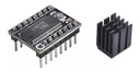 Driver Motor Pap Lv8729 con disipador (negro)