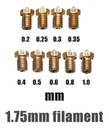 Pico E3D en bronce rosca M6