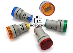 Voltímetro Testigo Ojo De Buey 22m 60v-500v Ac