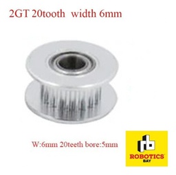 [P784771338] Polea Libre Gt2 6mm 20 Dientes De Aluminio