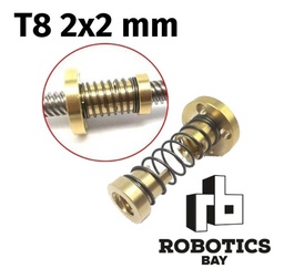[P788720985] Tuerca Antibacklash Thsl T8 2x2 8mm 3d Cnc Acme