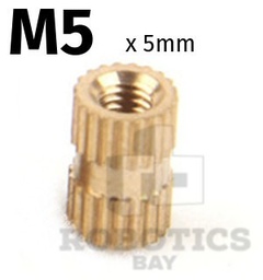 [P794806044] Tuerca Incrustable M5 X 5mm Inserto P/plástico