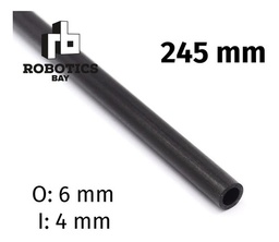 [P809249240] Tubo Fibra De Carbono Para Delta O Drone 245mm Reprap