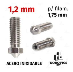 [P856512576] Pico Nozzle Volcano E3D de 1,2mm Acero Inoxidable