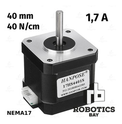 [P860263182] Motor Pap Nema 17 De 40 Ncm 1.7a 40mm Hanpose 17hs4401-s