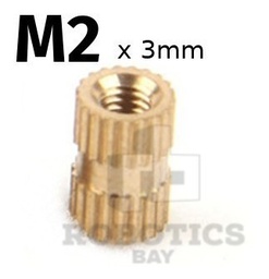 [P775613781] Turca Incrustable M2 X 3mm Inserto P/plástico